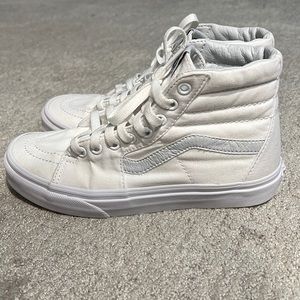 Women’s High Top Vans. White